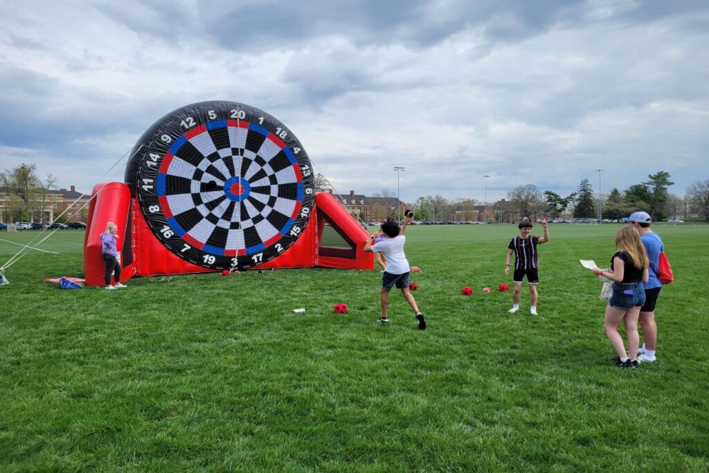 inflatable dart board